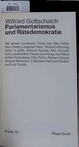Seller image for Parlamentarismus und Rtedemokratie. AA-5844. Politik 10 for sale by Antiquariat Bookfarm