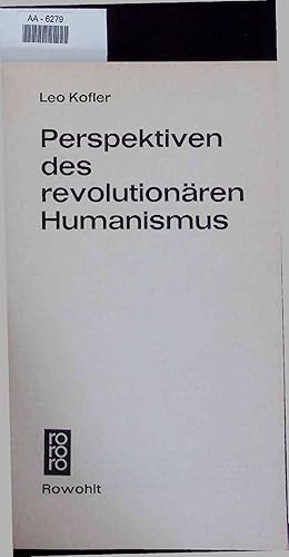 Imagen del vendedor de Perspektiven des revolutionren Humanismus. a la venta por Antiquariat Bookfarm