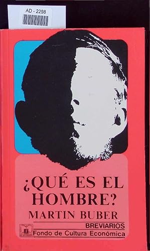 Bild des Verkufers fr Que es el hombre?. zum Verkauf von Antiquariat Bookfarm