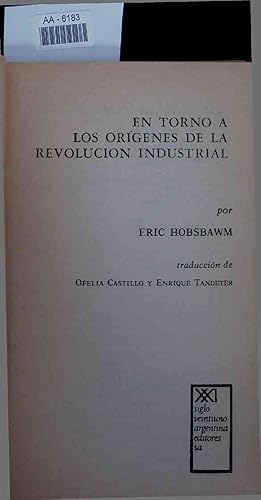 Seller image for En Torno a los Origenes de la Revolucion Industrial. AA-6183 for sale by Antiquariat Bookfarm