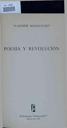 Seller image for Poesia y revolucion. for sale by Antiquariat Bookfarm