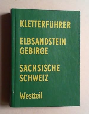 Kletterführer Elbsandsteingebirge, Sächsische Schweiz, Westteil.