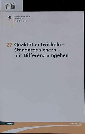 Bild des Verkufers fr Expertise: Qualitt entwickeln-Standards sichern - mit Differenz umgehen. AA-7519 zum Verkauf von Antiquariat Bookfarm