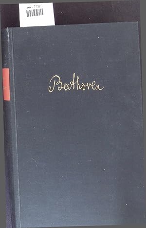 Bild des Verkufers fr Beethoven. zum Verkauf von Antiquariat Bookfarm