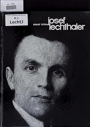 Seller image for Josef Lechthaler. AA-7093 for sale by Antiquariat Bookfarm