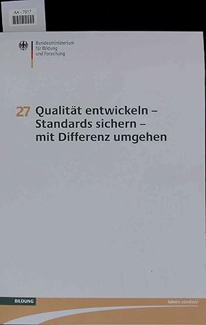 Bild des Verkufers fr Expertise: Qualitt entwickeln-Standards sichern - mit Differenz umgehen. AA-7517 zum Verkauf von Antiquariat Bookfarm