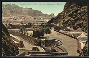 Ansichtskarte Aden, General View of the Tanks ans Cisterns