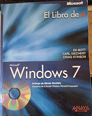 Imagen del vendedor de WINDOWS 7. INCLUYE CD. a la venta por Libreria Lopez de Araujo