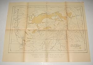 OTTOMAN Map of The Plan of The Suez Canal. A rare and intriguing contemporary map printed in Otto...