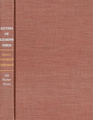 Bild des Verkufers fr Letters of Giuseppe Verdi Selected, translated, and edited by zum Verkauf von Biblioteca di Babele