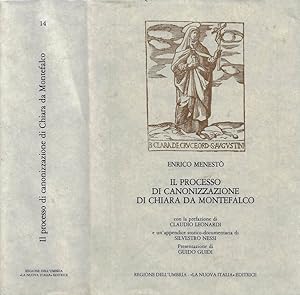 Bild des Verkufers fr Il Processo di Canonizzazione di Chiara da Montefalco zum Verkauf von Biblioteca di Babele