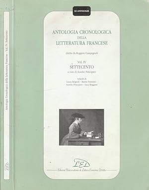 Bild des Verkufers fr Antologia cronologica della letteratura francese vol IV Settecento zum Verkauf von Biblioteca di Babele