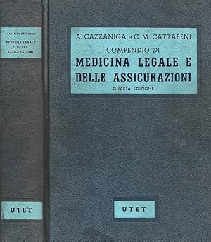 Bild des Verkufers fr Compendio di medicina legale e delle assicurazioni zum Verkauf von Biblioteca di Babele