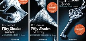 Bild des Verkufers fr Fifty Shades ( Erotik-Trilogie) of Grey - Geheimes Verlangen, Darker - Gefhrliche Liebe, Freed - Befreite Lust zum Verkauf von primatexxt Buchversand