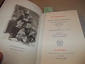 Seller image for Arctic explorations: The Second Grinnell Expedition in search of Sir John Franklin, 1853, 54, 55 (The Lakeside classics) for sale by Redux Books