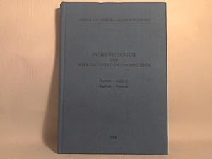 Fachwörterbuch der Meereskunde - Meerestechnik: Deutsch - Englisch / Englisch - Deutsch.