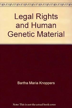 Seller image for Legal Rights and Human Genetic Material for sale by -OnTimeBooks-