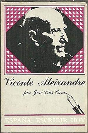 Imagen del vendedor de Vicente Aleixandre (Primera edicin) a la venta por Libros Tobal