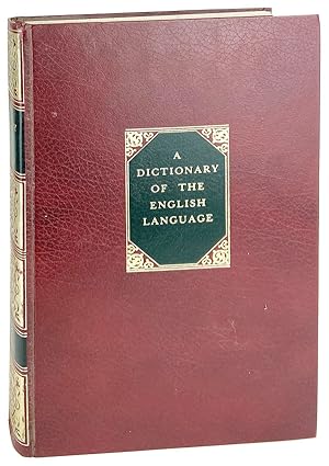 Image du vendeur pour A Dictionary of the English Language mis en vente par Capitol Hill Books, ABAA