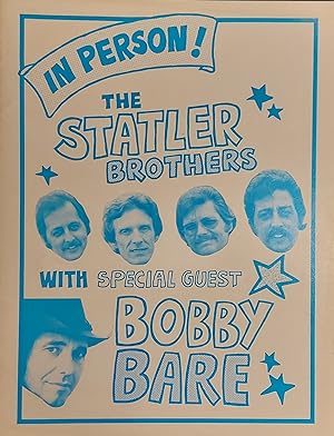 In Person The Statler Brothers with Special Guest Bobby Bare