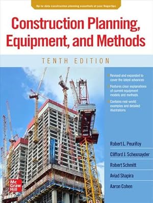 Bild des Verkufers fr Construction Planning, Equipment, and Methods, Tenth Edition zum Verkauf von AHA-BUCH GmbH