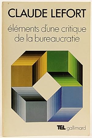 Bild des Verkufers fr Elements D'Une Critique de la Bureaucratie zum Verkauf von Ammareal