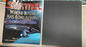 Seller image for Star Trek "Where No One Has Gone Before" A History in Pictures for sale by biblioboy
