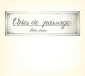 Seller image for Voies de passage for sale by Ammareal