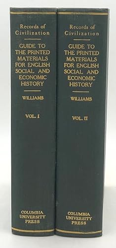 Immagine del venditore per Records of civilization : sources and studies edited by James T. Shotwell. A guide to the printed materials for English social and economic history. 1750-1850 venduto da Librairie Historique F. Teissdre