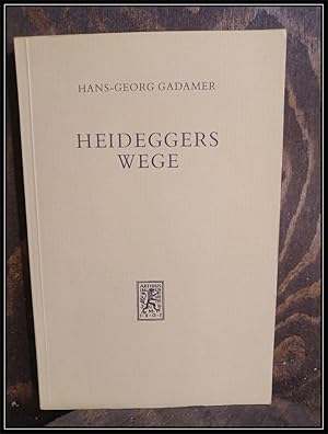 Heideggers Wege. Studien zum Spätwerk.