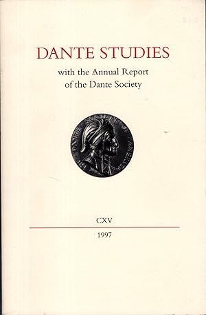 Seller image for Dante Studies, with the Annual Report of the Dante Society CDante Studies, with the Annual Report of the Dante Society CXV for sale by Dorley House Books, Inc.