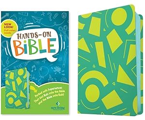 Bild des Verkufers fr Hands-on Bible : New Living Translation, Green Lines and Shapes, Leatherlike zum Verkauf von GreatBookPrices