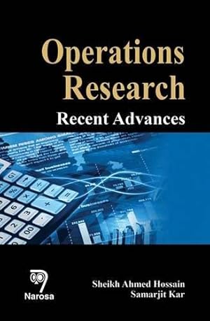 Bild des Verkufers fr Operations Research: Recent Advances zum Verkauf von WeBuyBooks