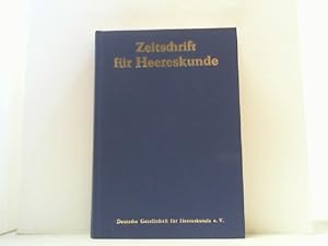 Seller image for Zeitschrift fr Heereskunde. Jahrgnge 1962-1964. Unvernderter Reprint. for sale by Antiquariat Uwe Berg