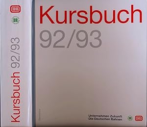 Deutsche Bahn: Kursbuch 1992/93, gültig vom 31.05.1992 bis 22.05.1993.