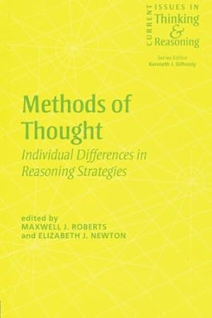 Imagen del vendedor de Methods of Thought: Individual Differences in Reasoning Strategies (Current Issues in Thinking and Reasoning) a la venta por WeBuyBooks