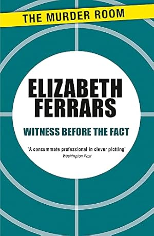 Seller image for Witness Before the Fact (Murder Room) for sale by WeBuyBooks
