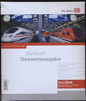 Deutsche Bahn: Kursbuch Gesamtausgabe 2005, gültig vom 12.12.2004 bis 10.12.2005. 9 Bde. und 1 Üb...