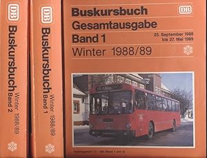 Deutsche Bundesbahn: Buskursbuch. Gesamtausgabe Winter 1989/90 (2 Bde.), gültig vom .