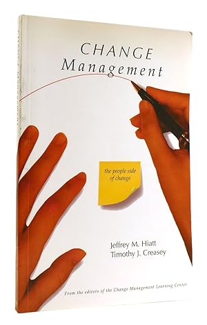 Seller image for CHANGE MANAGEMENT the people side of change for sale by Rare Book Cellar