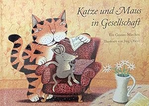 Bild des Verkufers fr Katze und Maus in Gesellschaft : ein Mrchen der Gebrder Grimm. Ill. von Jrg Obrist zum Verkauf von Logo Books Buch-Antiquariat