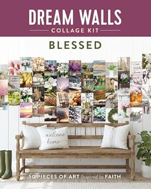 Bild des Verkufers fr Dream Walls Collage Kit: Blessed: 50 Pieces of Art Inspired by Faith zum Verkauf von BuchWeltWeit Ludwig Meier e.K.