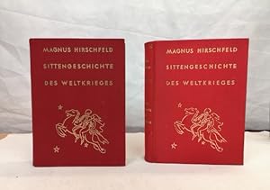 Image du vendeur pour Sittengeschichte des Weltkrieges. Erster und zweiter Band. mis en vente par Antiquariat Bler