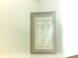 Image du vendeur pour Smtliche Werke, Band 1: Apologie. Kriton. Protagoras. Ion. Hippias II. Charmides. Laches. Euthyphron. Gorgias. Briefe. mis en vente par Book Broker