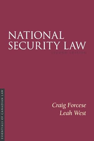 Bild des Verkufers fr National Security Law zum Verkauf von GreatBookPrices