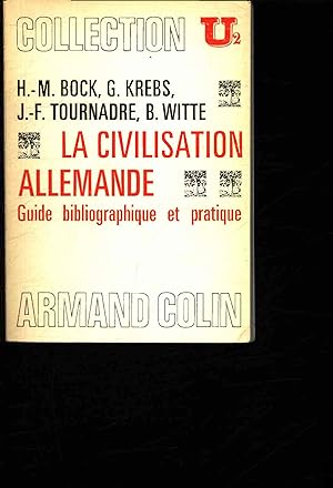 Bild des Verkufers fr La Civilisation Allemande. zum Verkauf von Antiquariat Bookfarm