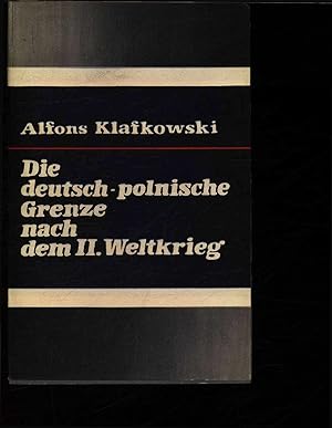 Immagine del venditore per Die deutsch-polnische Grenze nach dem II. Weltkrieg. venduto da Antiquariat Bookfarm