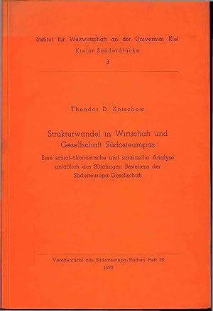 Seller image for Strukturwandel in Wirtschaft und Gesellschaft Sdosteuropas. No. 20 for sale by Antiquariat Bookfarm