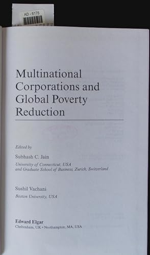 Seller image for Multinational corporations and global poverty reduction. for sale by Antiquariat Bookfarm