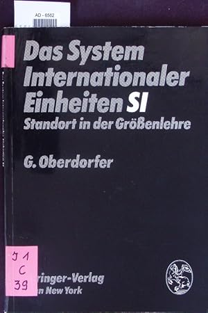 Seller image for Das System Internationaler Einheiten (SI). for sale by Antiquariat Bookfarm